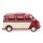 Wiking 33405 - 1:87 DKW Schnelllaster Bus rubinrot/elfenbein