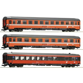 ROCO 74044 - Spur H0 ÖBB 3er Set EC ÖBB #2 Ep.IV   !!! NEU IN AKTION AB KW31/2024 !!!