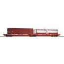 ROCO 77400 - Spur H0 DB-AG Doppeltwg.T3000e+Container+Tan E6   *2023*