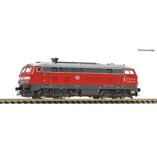 Fleischmann 724302 - Spur N DB-AG Diesell.BR218.1 vkrt.16Bit-Snd E6   *2023*