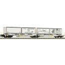 Fleischmann 825014 - Spur N AAE Doppeltragwagen AAE+Railcare E6   !!! NEU IN AKTION AB KW10/2024 !!!
