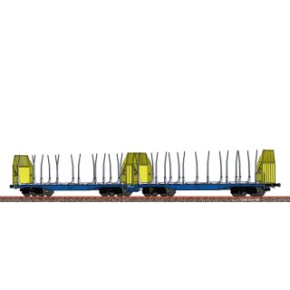 Brawa 50667 - Spur H0 Güterwagen Sggmmrrs VTG VI    *NH2022*2022*