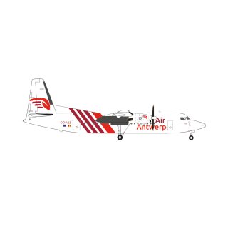 Herpa 571920 - 1:200 Air Antwerp Fokker 50 - OO-VLS