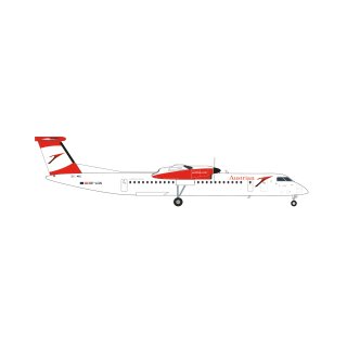 Herpa 571975 - 1:200 Austrian Airlines Bombardier Q400 (new colors) – OE-LGN “Gmunden”