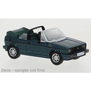 PCX 870310 - 1:87 VW Golf I Cabriolet, metallic-dunkelgrün, Etienne Aigner, 1991