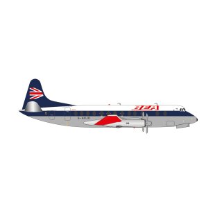 Herpa 572095 - 1:200 BEA Vickers Viscount 800 - “Speedjack” livery – G-AOJD