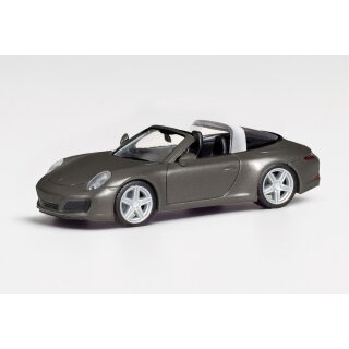 Herpa 038867-002 - 1:87 Porsche 911 Targa 4, achatgrau metallic