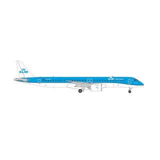 Herpa 572071 - 1:200 KLM Cityhopper Embraer E195-E2 – PH-NXA