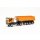 Herpa 315111 - 1:87 Iveco Trakker mit Schmitz Cargobull Kipp-Sattelzug mit Stahlmulde, kommunalorange