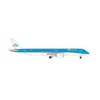 Herpa 536554 - 1:500 KLM Cityhopper Embraer E195-E2 – PH-NXA