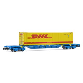 Arnold HN6593 - Spur N RENFE, MMC container wagon, loaded with 45 DHL container, period VI