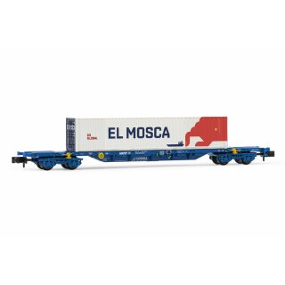 Arnold HN6594 - Spur N Comsa, container wagon, loaded with 45 "El Mosca" container, period VI