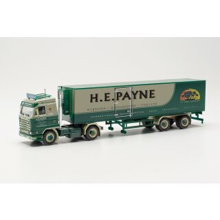 Herpa 315661 - 1:87 Scania 143 Kühlkoffer-Sattelzug „H.E. PAYNE“ (England/Bedford)