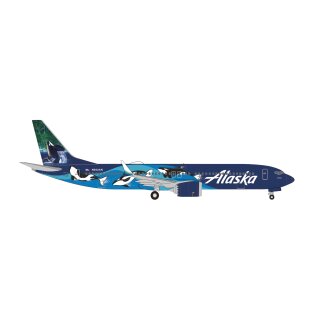 Herpa 536820 - 1:500 Alaska Airlines Boeing 737 Max 9 “West Coast Wonders” – N932AK
