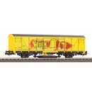Piko 54309 - Spur H0 Schienenreinigungswagen gelb SBB mit Graffiti   *VKL2*