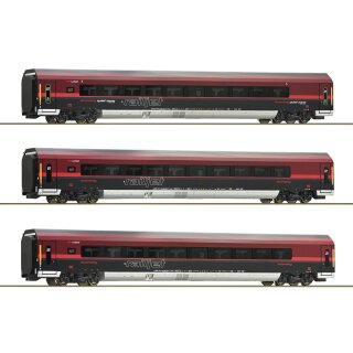 ROCO 74041 - Spur H0 ÖBB 3er Set Railjet ÖBB DCC Ep.VI   !!! NEU IN AKTION AB KW36/2024 !!!