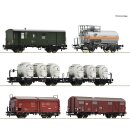 ROCO 6600018 - Spur H0 DB 5er Set G&uuml;terzug Ep.IV...