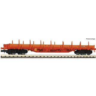 Fleischmann 828826 - Spur N WASCOSA Rungenwagen 4ax, orange Ep.VI *FJNH23*VBR*