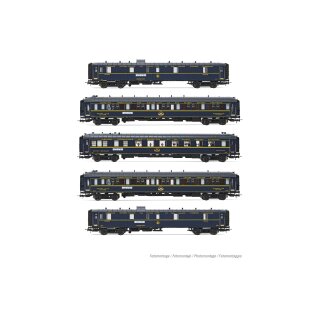 Rivarossi HR4384 - Spur H0 CIWL, 5-tlg. Set 140 Jahre Orient Express,  Ep. II
