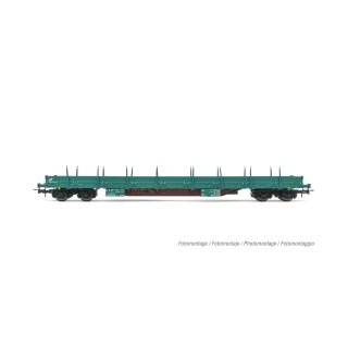 Rivarossi HR6552 - Spur H0 FS, Rungenwagen Res grün, Epoche VI