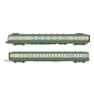 Jouef HJ2419 - Spur H0 SNCF,Dieseltr.RGP2716+XR7719 gr./be.,Ep.III/IV