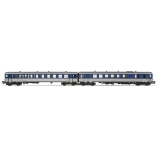 Jouef HJ2615 - Spur H0 SNCF, 2tlg.Dieseltr. X 4717, silber/blau ,Ep.IV/V