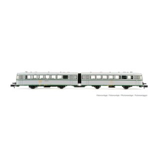 Arnold HN2351S - Spur N RENFE Schienenbus 2-tlg, silber, Ep. IV,DCC