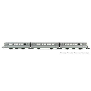 Arnold HN2352S - Spur N RENFE Schienenbus 3-tlg, silber, Ep. III,DCC