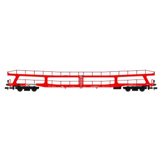 Hobbytrain 24605 - Spur N 2er Set Autotransportwagen DDm915 DB Autozug, Ep.V v-rot (H24605)