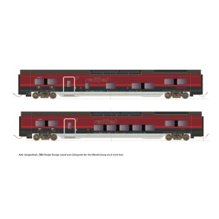 Hobbytrain 25403 - Spur N Railjet DANI Set 2, 2-tlg. ÖBB, Ep.VI (H25403)