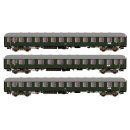 Hobbytrain 43035 - Spur H0 3tlg Wagen-Set D83 2xC4&uuml;mg+BC4&uuml;mg DB, Ep.III, AC (H43035)