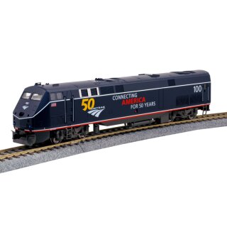 Kato 376113 - Spur H0 Diesellok GE P42 Amtrak, Ep.VI, #100, 50th An., blau (K376113)