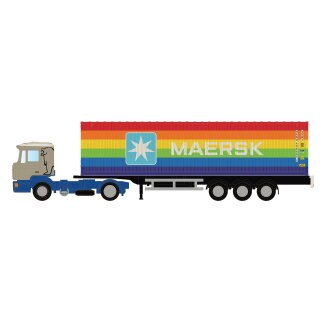 Lemke Minis 4066 - Spur N MAN F90 Container-Sattelzug MAERSK (LC4066)