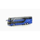 Lemke Minis 4488 - Spur N Setra S 431DT Reisebus neutral, metallic blau (LC4488)