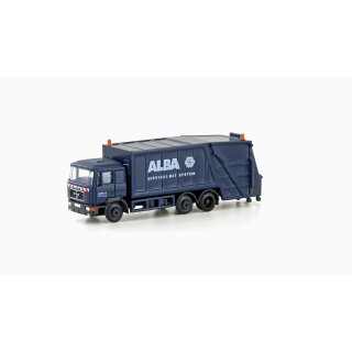 Lemke Minis 4661 - Spur N MAN F90 Müllwagen ALBA (LC4661)