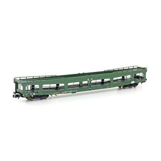 MF Train 33308 - Spur N Autotransportwagen DDm 916 DBAG, Ep.V, grün, 2.Nr. (MF33308)