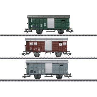 Märklin 046568 -  Güterwagen-Set mit gedeckten Güterwagen K3