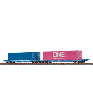 Brawa 48107 - Spur H0 Containerwagen Sffggmrrss AAE, Epoche VI, VTG