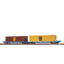 Brawa 48108 - Spur H0 Containerwagen mit Drehgestellen...