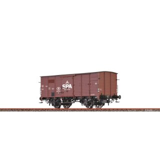 Brawa 49886 - Spur H0 Gedeckter Güterwagen SNCB, Epoche III, SPA Monopole