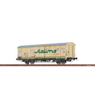 Brawa 49929 - Spur H0 Gedeckter Güterwagen Gbs [1500] DR, Epoche IV, Malimo
