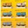 Brawa 50873 - Spur H0 Set (6er) Güterwagen G10 ÖSTERREICH, DC