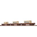 Brawa 50876 - Spur H0 Set (3er) Güterwagen Samm DR,...