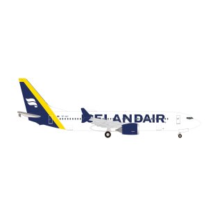 Herpa 536769 - 1:500 Icelandair Boeing 737 Max 8 - new colors (yellow tail stripe) - TF-ICY “Látrabjarg”