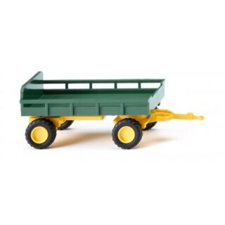 Wiking 86904 - 1:87 Landwirtschaftlicher Anhänger - grün