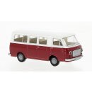 Brekina 34416 - 1:87 Fiat 238 Bus weiss, rot, 1966,