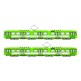 Halling TW6-H83-M - Spur H0 Hannover TW6000, Nr. 6083, Typ DÜWAG, grün-weiß, mit Antrieb
