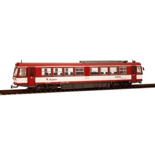 Halling H90-16G - Spur H0e Salzburg AG Triebwagen VTs16, „Stuhlfelden“ rubinrot/weiß, rote Türen