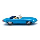 Wiking 81707 - 1:87 Jaguar E-Type Roadster - blau