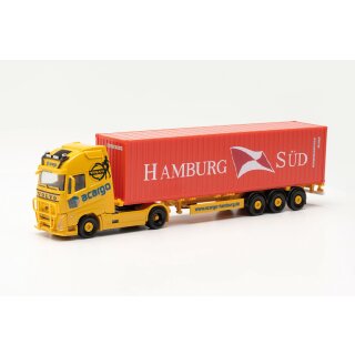 Herpa 316347 - 1:87 Volvo FH Gl. XL 2020 Container-Sattelzug "Acargo/Hamburg Süd" (Hamburg)